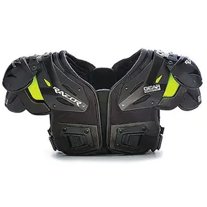 212 MAIN Gear Pro-Tec Razor American Football Shoulder Pads, Multi-Position, Medium Size, Lightweight, Adjustable Straps, Impact Zone Protection, Injection Molded Design