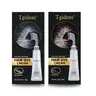 Tgideas Hair Dye Comb / Hair Dye Cream — Portable Home Use & Hyaluronic Acid, Gray Hair Coverage, Black & Brown Available, 1 Box with Hair Dye Tools