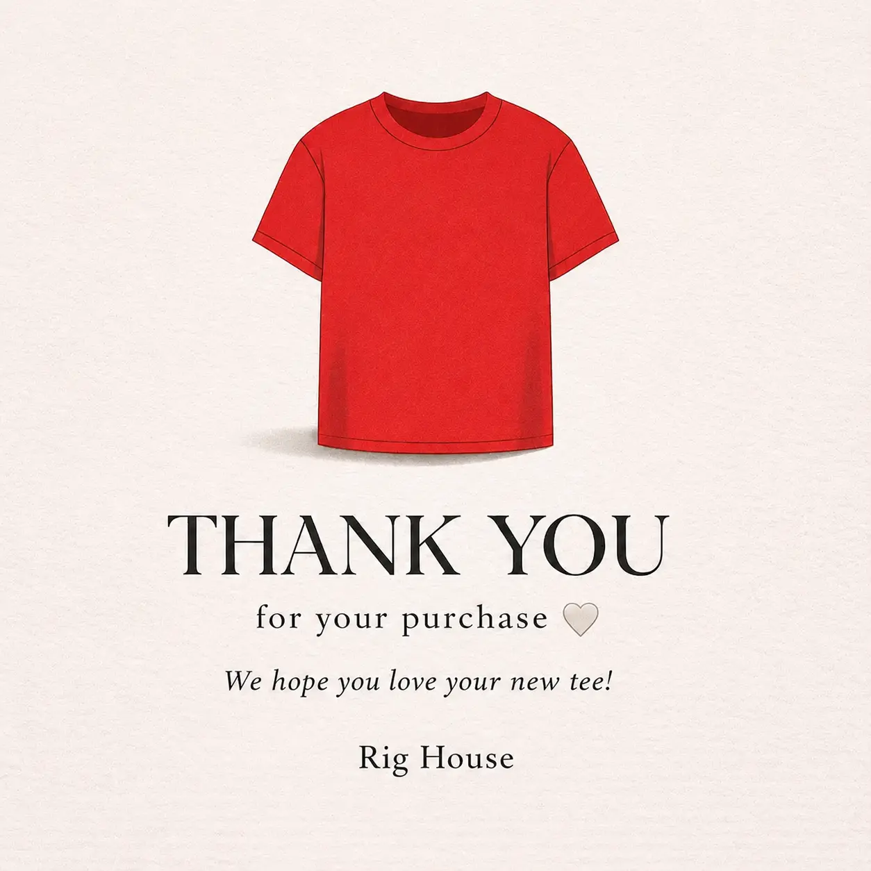 Summer Voucher Tee – Holiday Gift Outfit, Returning Customer Reward Coupon Shirt – Rig House.