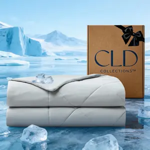 Cooling Comforter for Hot Sleepers Twin/Queen/King Size Breathable Lightweight Blanket for Night Sweats Soft Cool Touch All-Season Bedding