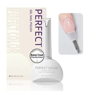 15ML Chip Resistant Base Coat, Anti-Lifting & Strong Adhesion Formula, Long Lasting Professional Base Gel for Gel Nails, Need UV/LED Lamp