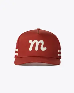 Mesh Back "M" Trucker - Red