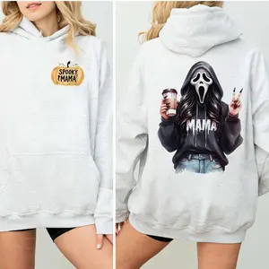 Halloween Spooky Mama Hoodie, Cool Mama Halloween Hoodie, Mama Halloween Gift, Gifts For Mom