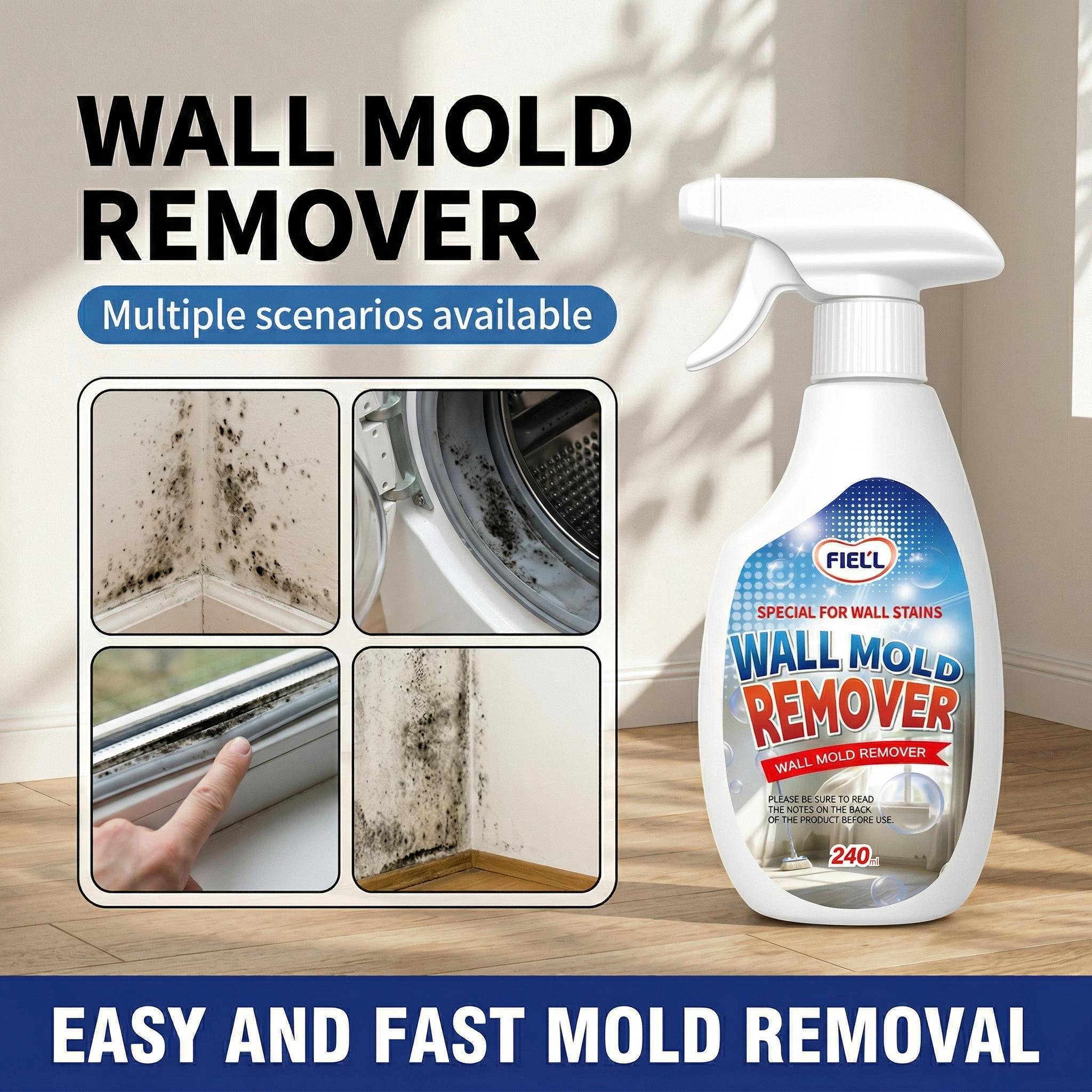 【New store special】Highly Effective Mould Removal Spray - 240ml Spray for Easy Fast Mold Removal Prevents Regrowth Special Formula