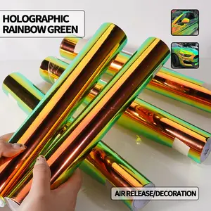 External Color Change Film Car Sticker Body Wrap Motorcycle Rainbow Laser Electroplated Waterproof Vinyl Auto Accessories Adhesive Vinyl Decal Gloss Vinyl Decal