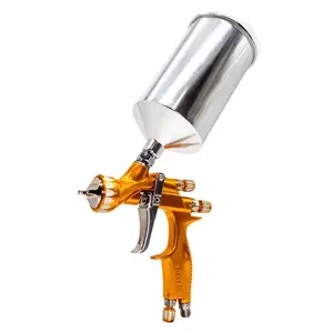 KOTA Gold Edition HVLP Paint Spray Gun with 1.3 MM or 1.4 MM Nozzle (with Cup)