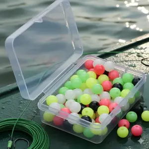 100pcs Deep Sea Fishing Glow Baits Set, High Brightness Night Fishing Accessories, Anti-Loss Float Bait, Lure Gear Floating Bait, Multi-Spec Night Light Fishing Gear Kit