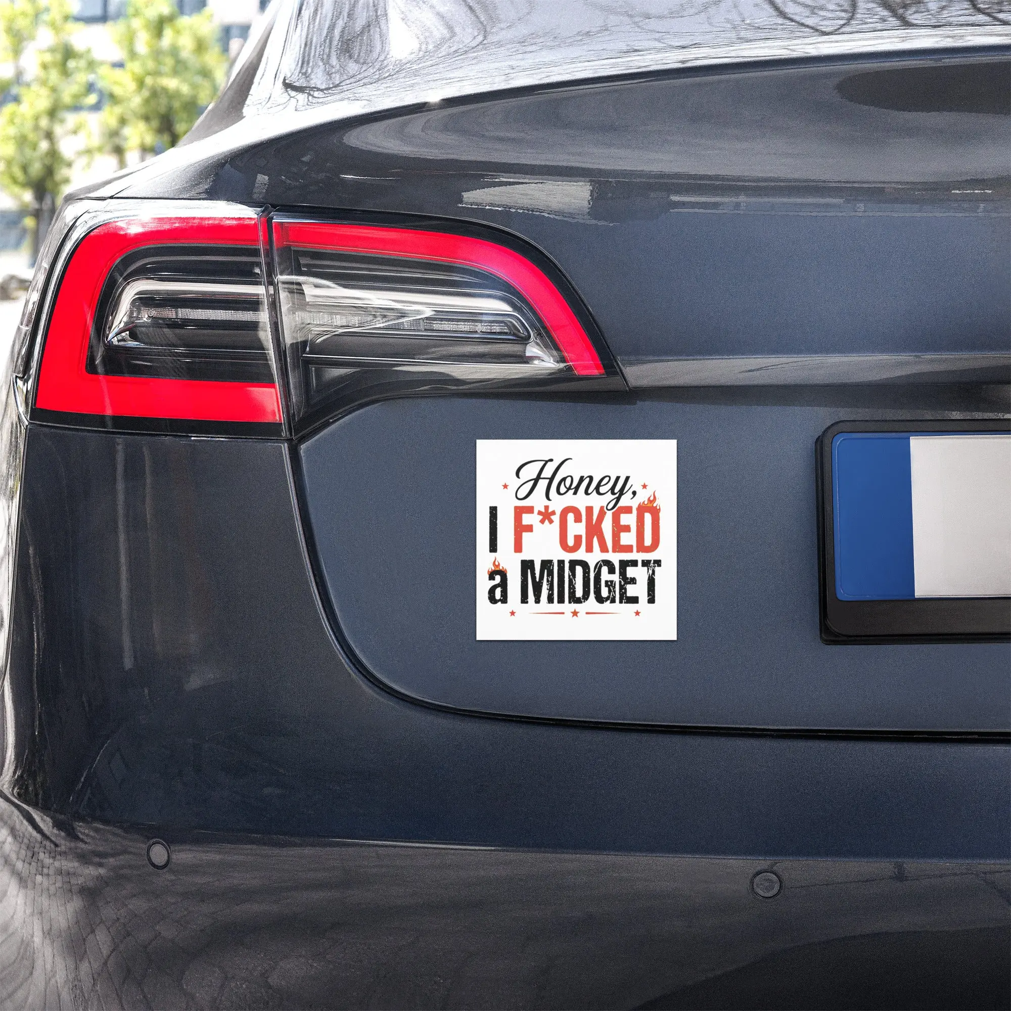 Car Magnetic Stickers - Automotive Exterior Accessory with Strong Hold, Matte Finish, Stick-On, Weather Resistant Design, Vehicles