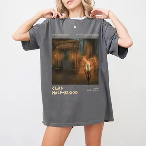 Percy Jackson Shirt Camp Half Blood Heroes of Olympus Shirt Camp Jupiter Greek Mythology Shirt Annabeth Chase Shirt Greek Gods Bookish Merch, Ready to Go, No Effort Needed, Casual Style