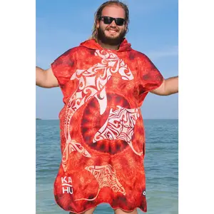 Lahui - Hawaiian Tribal Towel Poncho (Max)