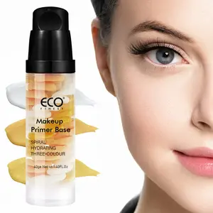 3-in-1 Makeup Primer with Hyaluronic Acid & Niacinamide | Hydrating, Brightening, Long-Lasting Foundation Base