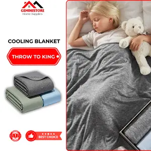 【Deals for you】Bedsure Summer Cooling Blanket for Hot Sleepers -Breathable Oversized Reversible Design, Lightweight, Rayon Derived from Bamboo, Comfy Bedding, Gift for Summer,Boyfriend Gifts, Men Gifts, Teenage Bedroom Accessories