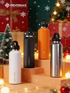 Christmas Gifts Revomax 20oz/32oz Insulated Water Bottle Yellow One-Hand Open Design Vacuum Stainless Steel Leakproof BPA Free Portable Flask for Sports School Travel Gym rooster humor meme cup