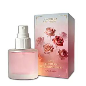 Rose Deodorant Spray, Natural Fragrance, Anti-Irritant, Moisture-Wicking, Instant Freshness, All-Day Comfort, Perfect Gift