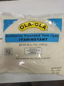 Ola Ola Authentic Pounded Yam Iyan Instant 5lbs…
