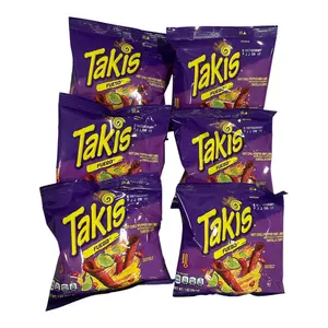 6 PCS Takis Fuego Hot Chili Pepper Tortilla Chips, 1oz  - Intense Flavor, Spicy Snack Crunchy Crispy