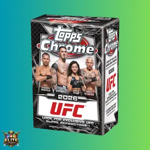 2026 Topps Chrome UFC - Factory Sealed - Value Box Sport Trading Cards Collectible Sports Cards