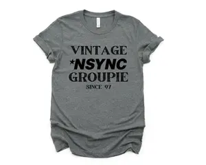 Vintage *N SYNC Groupie t-shirt - Womenswear casual unisex T-shirt - funny graphic tees - women's clothing