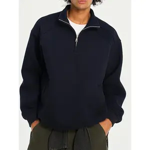 Men's Half - Zip Sweatshirt - Comfortable Casual Daily Wear