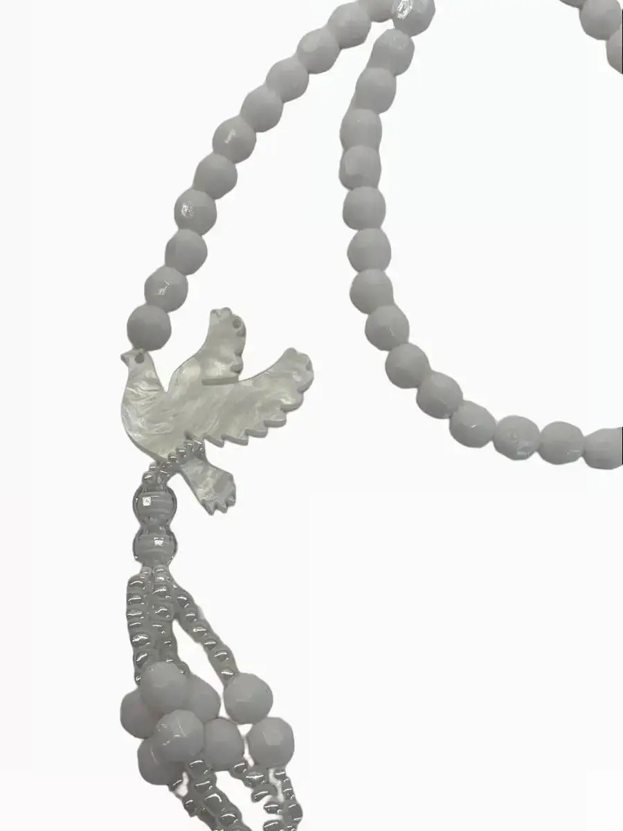 Combo Ide y collar cabecero de Obatala