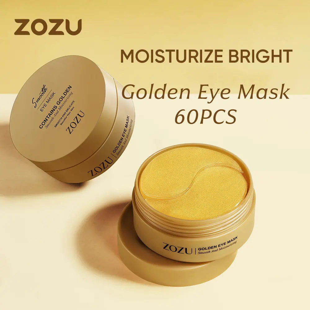 Gold Hydrogel Under Eye Patches, 60 Pcs Multi-Pack - Cooling & Hydrating Gel Mask, Nourishing Treatment for Tired Eyes, For All Skin Types, Moisturizer, Hydrate, Eye Gel Pads