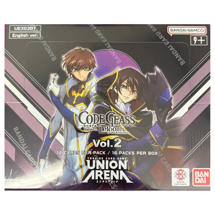 Union Arena Booster Box - Code Geass Vol. 2 (UEX03BT) - Hobby Card - TikTok Shop Union Arena Booster Box - Code Geass Vol. 2 (UEX03BT) - Hobby Card - TikTok Shop