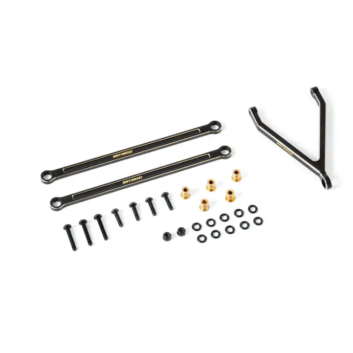 BATRAZZI Brass Wishbone Connecting Rod Set for FCX18 K10/HUMMER EV with Ball Head Screws & Nut Durable Upgrade for Kids & Adults