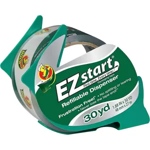 Brand EZ Start Packaging Tape with  Dispenser, 1.88 Inches x 30 Yards, Clear (393192)