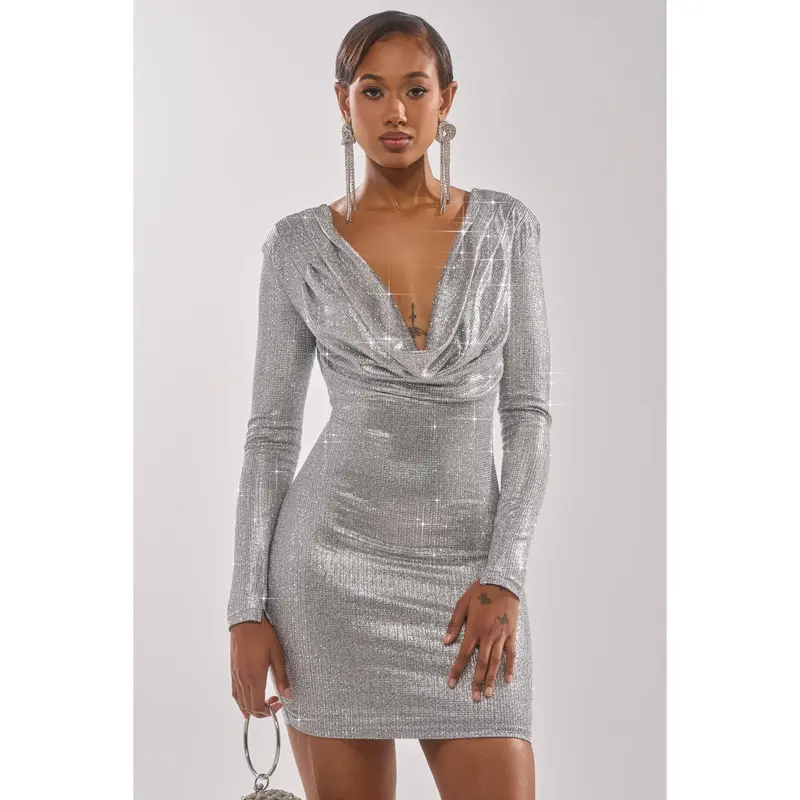 sparkly silver formal dresses - TikTok Shop