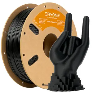 ERYONE PETG-CF Filament 1kg 3D Printing Filament with 15% Carbon Fiber High Rigidity & Toughness 1.75mm +/- 0.03mm for Durable Prints