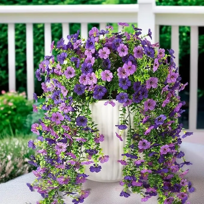 6 bunches (Light Purple & Dark Purple)