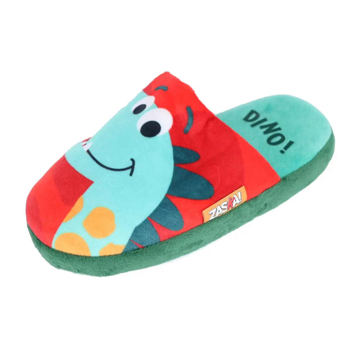 Textiel Trade Kids' Fun Dino Slip-On Slippers - Boys' Casual Soft Non-Slip Closed-Toe Indoor Slides, Casual Soft Slippers
