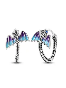 Dragon Design Hoop Earrings, Statement Earrings, Fashionable Jewelry for Women & Men, Trendy All-match & Exquisite Jewelry for Birthday Gift