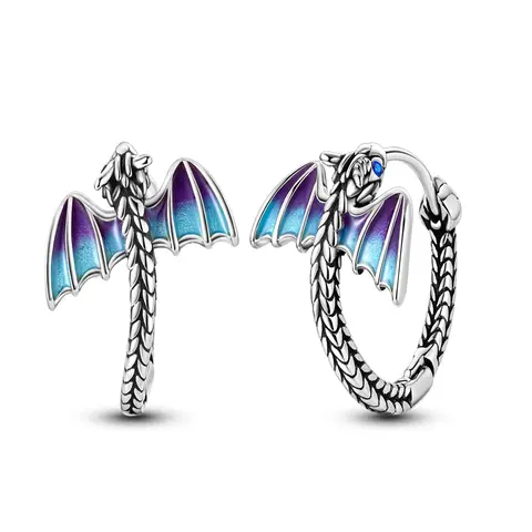Dragon Design Hoop Earrings, Statement Earrings, Fashionable Jewelry for Women & Men, Trendy All-match & Exquisite Jewelry for Birthday Gift, Trendy Jewellery Accessories
