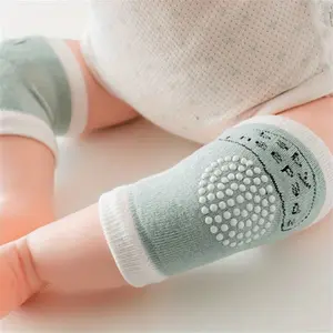 Anti-Slip Knee Pads - 1 Pair Unisex Soft Comfortable Protectors for -3 Years, 100% Polyester, Hand Washable, Ideal for Crawling