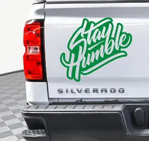 Stay Humble Decal – High-Quality Vinyl Motivational Sticker | Thrilling Signs