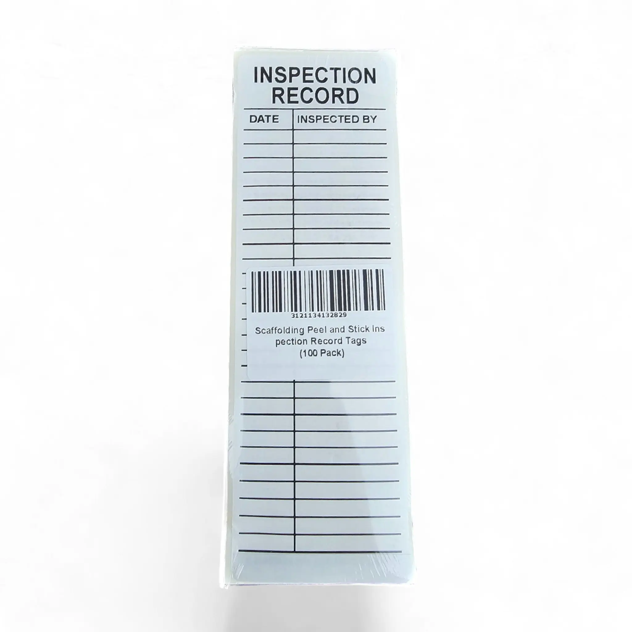 Scaffolding Peel and Stick Inspection Record Tags (100 Pack)
