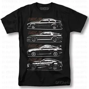 Toyota Supra MK Evolution Shirt JDM Performance Race Graphic Design T-Shirt