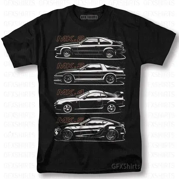 Toyota Supra MK Evolution Shirt JDM Performance Race Graphic Design T-Shirt