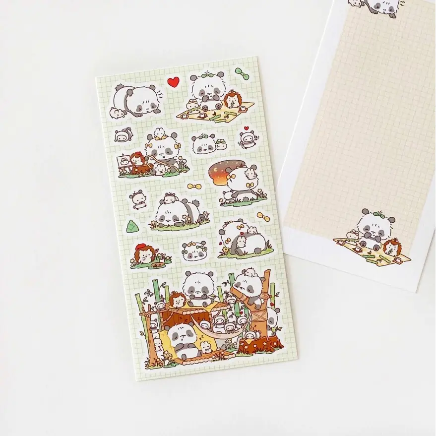 Panda & Hamsters Sticker I