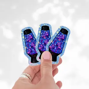 Cosmic Lava Lamp Skates Holographic Sticker