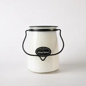 Milkhouse Candle Honeyed Apricot – Cozy Home Candle, Sweet Apricot, Gleaming Citrus & Soft Honey, Clean Burn, Non-Toxic, Hand-Poured in USA