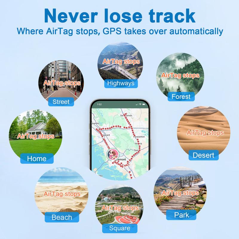 Benarlee 2-in-1 SmartTrack Work With Apple Find My & 4G LTE GPS, No AirTag Range Anxiety,Real-Time Tracking for Elderlys, Kids, Vehicles, Luggages ,Earbuds,Wallets ,Phone Finder,Key Finder,Water Resistant