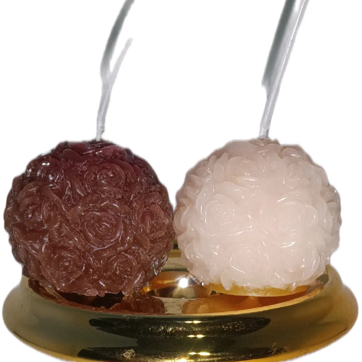 Mini Roses Circle Candles Decoration Freshener