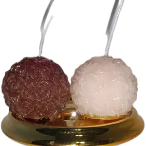 Mini Roses Circle Candles Decoration Freshener