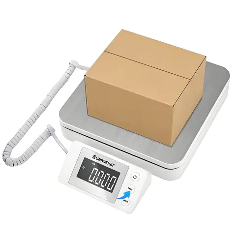 88lb/0.1oz  40kg  Shipping Scale for Packages,Digital Shipping Postage Scale with Tare and LCD Dispaly,Postal Scale for Packages Small Business,4 Weighing Modes Mail Scale Includes AC Adapter and 2X AAA