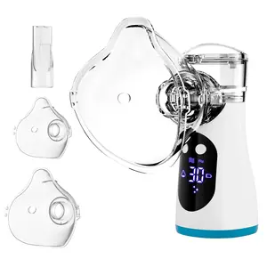 Portable Ultrasonic Sprayer, 1 Box Handheld Household Nebulizer with 2 Counts Mask & 1 Count Nozzle, Body Care Appliances for Home, Travel, Office, Birthday Gift