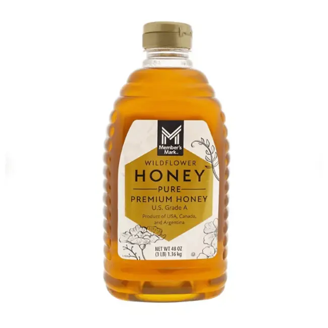 Member’s Mark Wildflower Pure Premium Honey, 48 oz - Sweet and Delicious Honey for Everyday Use - Flavor