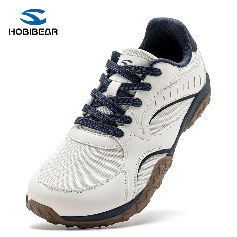 HOBIBEAR Wide Toe Urban Commuter Casual Sneakers, Breathable Mesh & Synthetic Leather Walking Shoes, Outdoor Hiking Trainers for Men and Women,shoes for back to school,back to school shoes