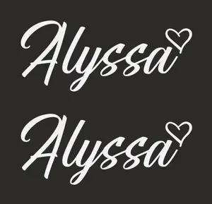 Cursive Name Decal - Personalized Name Decoration